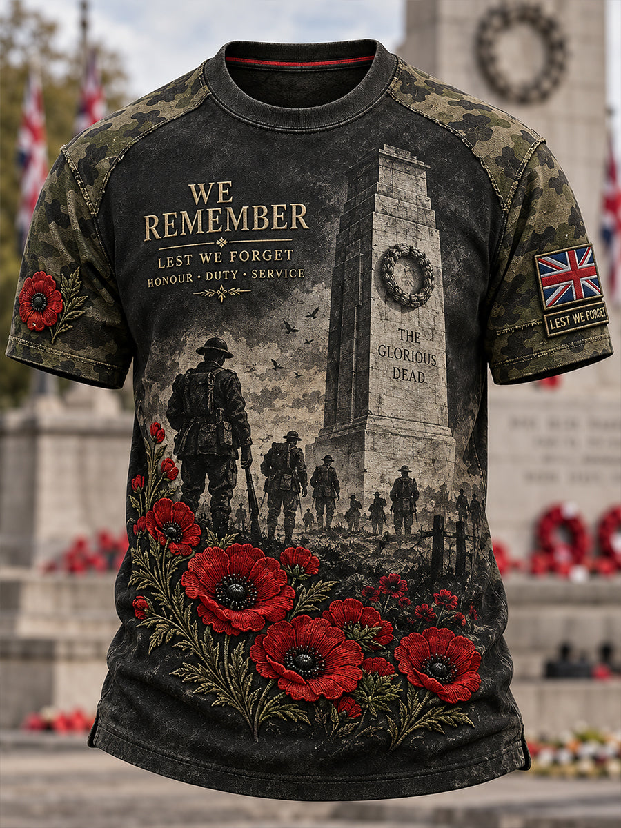 Men's British Veterans' Memorial Short Sleeves T-Shirt